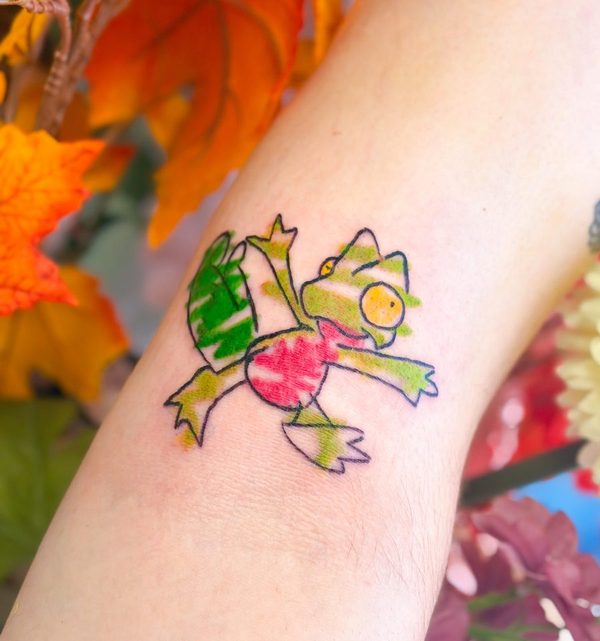 Un grand merci à Achilles d’avoir choisis mes trois petits flashs de Pokemoches 😆😆😆😆 Ne sont-ils pas trop mignons ???!? Fait à @ikigai_tatto