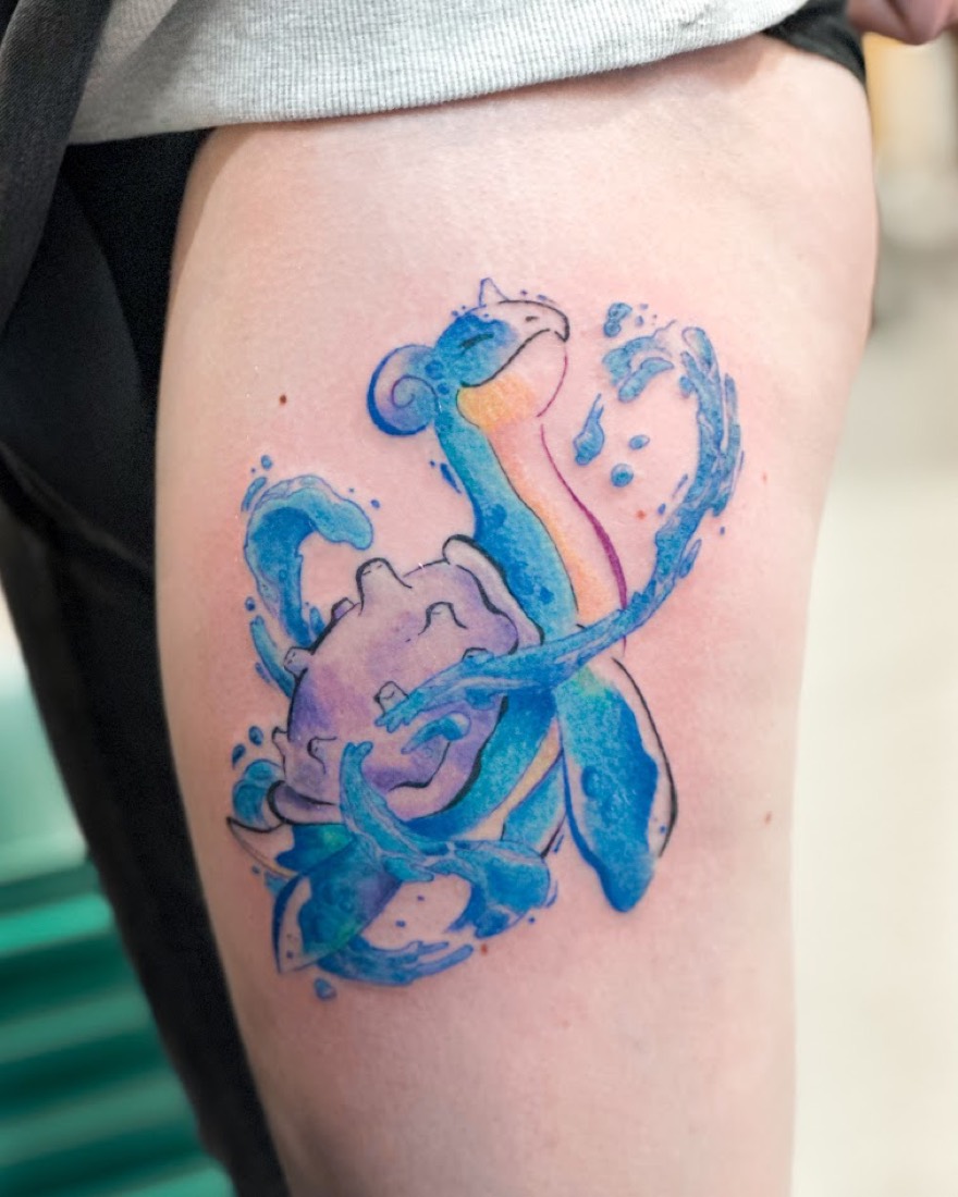 Tatouage Lokhlass réalisé par Erika, Phanpy Ink, Villefranche-sur-Saône